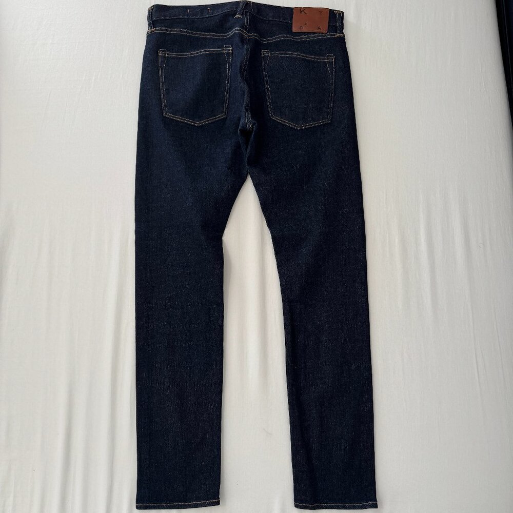 Hiroshi Kato Men's The Scissors Slim Tapered 10.5-Ounce Stretch Selvedge Jeans - Picture 4 of 4